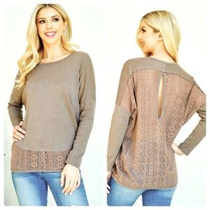 ONE LEFT! Crochet Lightweight Top
